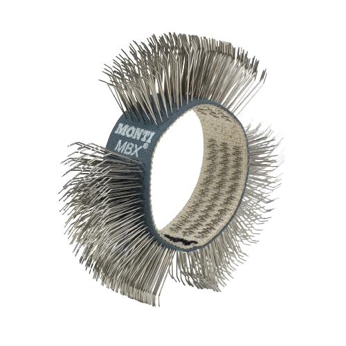 MBX® Band, Edelstahl, grob, blau, 23 mm